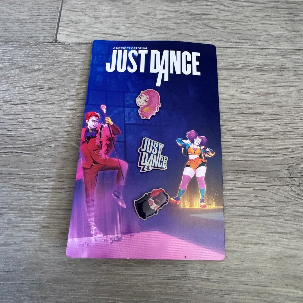 Ubisoft Just Dance Enamel Pin Set 3-Pack Collectible Video Game Merch 2022‎ NIP